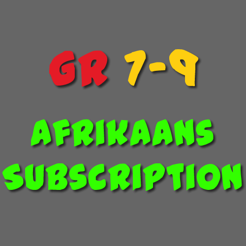 Afrikaans Subscription Grade 7-9