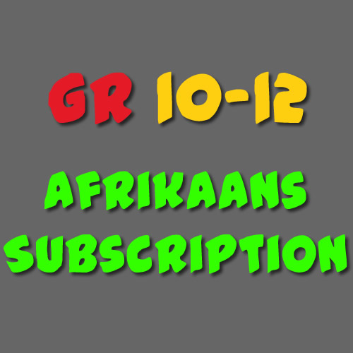 Afrikaans Subscription Grade 10-12
