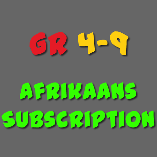 Afrikaans Subscription Grade 4 - 9