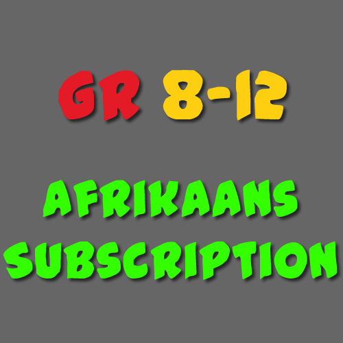 Afrikaans Subscription Grade 8 - 12