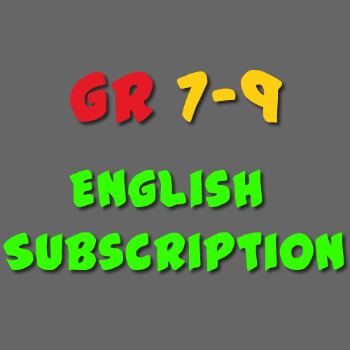 English Subscription Grade 7 - 9