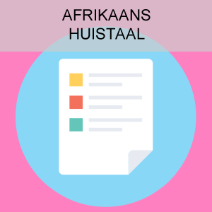 Afrikaans Huistaal