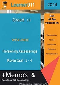 Wiskunde Gr 10 Hersiening E-Boek 2024