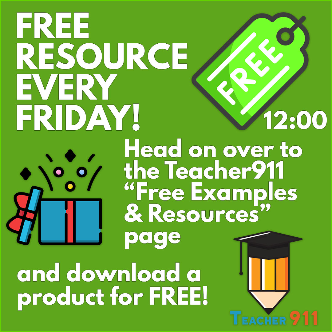 Free Resources - Teacher911
